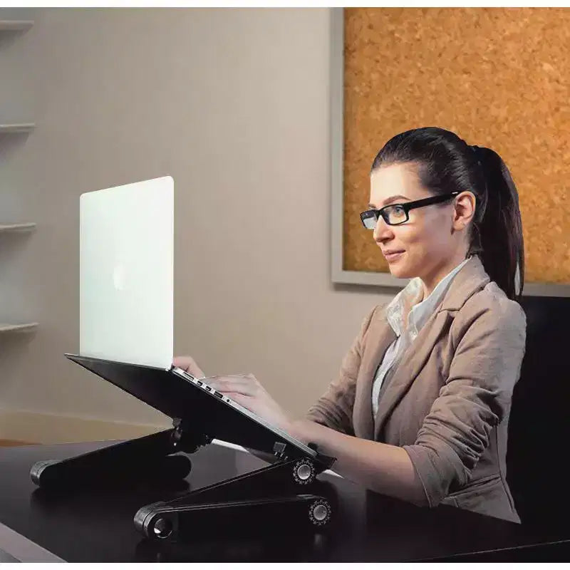 Supporto Regolabile Professionale per Laptop – Alzata Ergonomica Portatile per Notebook