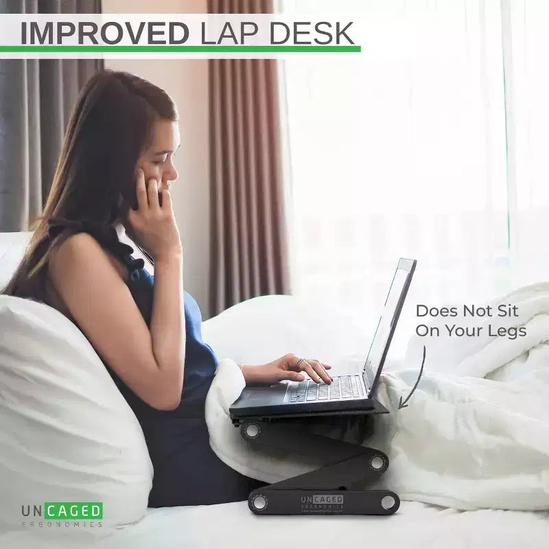 Supporto Regolabile Professionale per Laptop – Alzata Ergonomica Portatile per Notebook