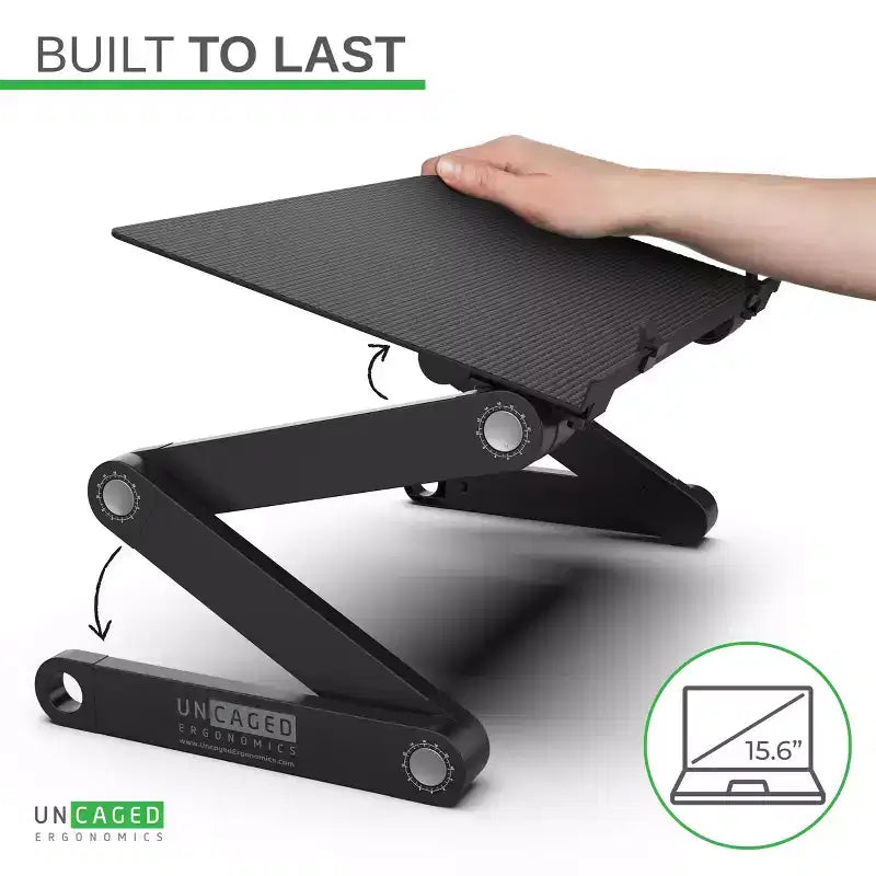Supporto Regolabile Professionale per Laptop – Alzata Ergonomica Portatile per Notebook