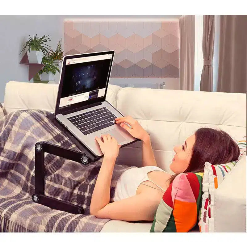 Supporto Regolabile Professionale per Laptop – Alzata Ergonomica Portatile per Notebook