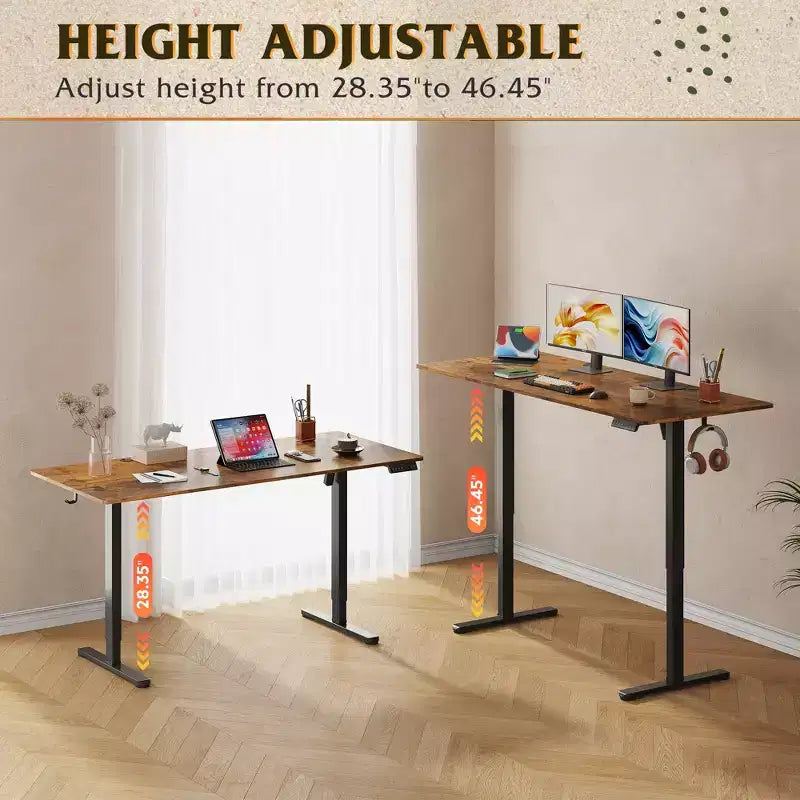 Scrivania elettrica ergonomica sit-to-stand da 63" – Scrivania regolabile in altezza