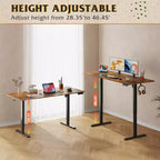 Scrivania elettrica ergonomica sit-to-stand da 63" – Scrivania regolabile in altezza