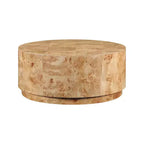 Tavolino da caffè in legno di frassino naturale Burl – Tavolino centrale moderno per soggiorno