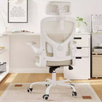 Sedia da Ufficio Ergonomica per Casa con Supporto Lombare – Sedia da Scrivania Regolabile in Rete