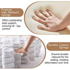 Sedia da ufficio ergonomica per persone alte e robuste – Sedia da scrivania resistente con supporto lombare