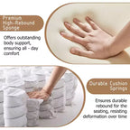 Sedia da ufficio ergonomica per persone alte e robuste – Sedia da scrivania resistente con supporto lombare