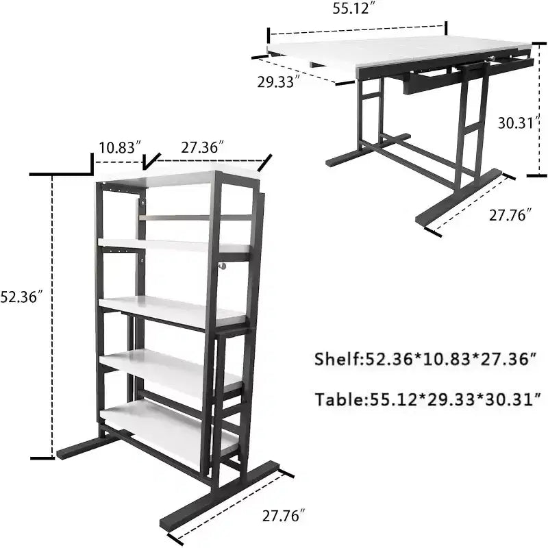 Ripiano e Tavolo Convertibili 2-in-1 – Mobile Multifunzione Salvaspazio
