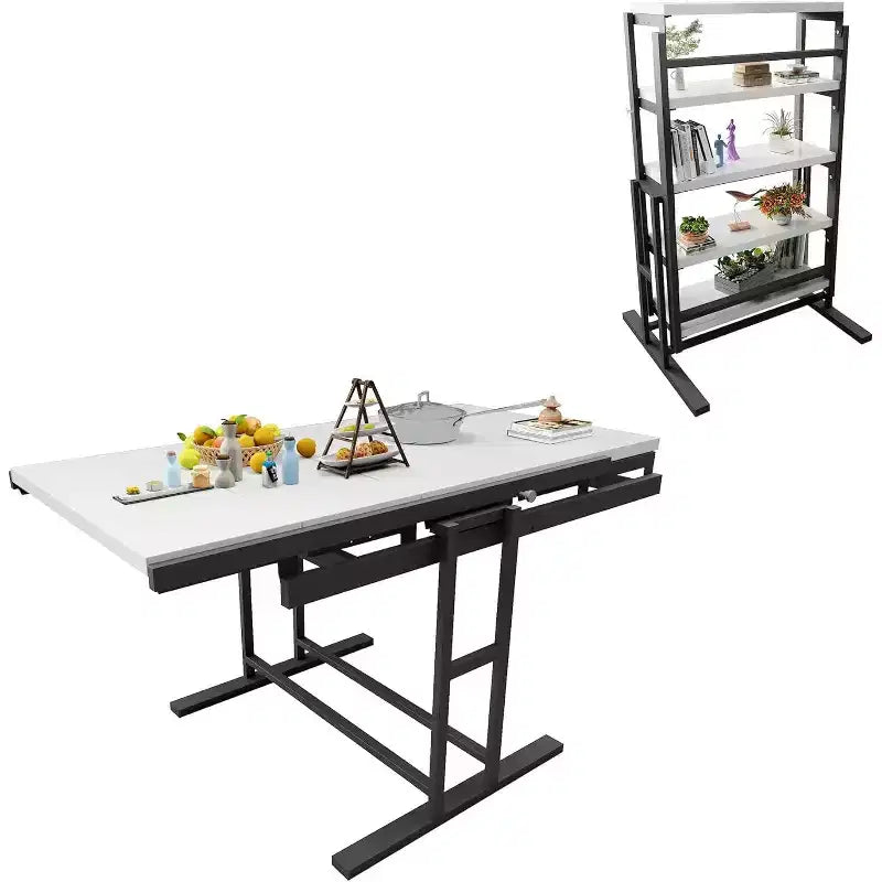 Ripiano e Tavolo Convertibili 2-in-1 – Mobile Multifunzione Salvaspazio