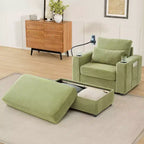 Divano Letto Moderno Chaise Longue con Ottomana Mobile Contenitore