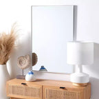 Specchio da Parete Decorativo 60x90 cm – Specchio Accento Classico per Soggiorno o Camera da Letto