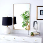 Specchio da Parete Decorativo 60x90 cm – Specchio Accento Classico per Soggiorno o Camera da Letto