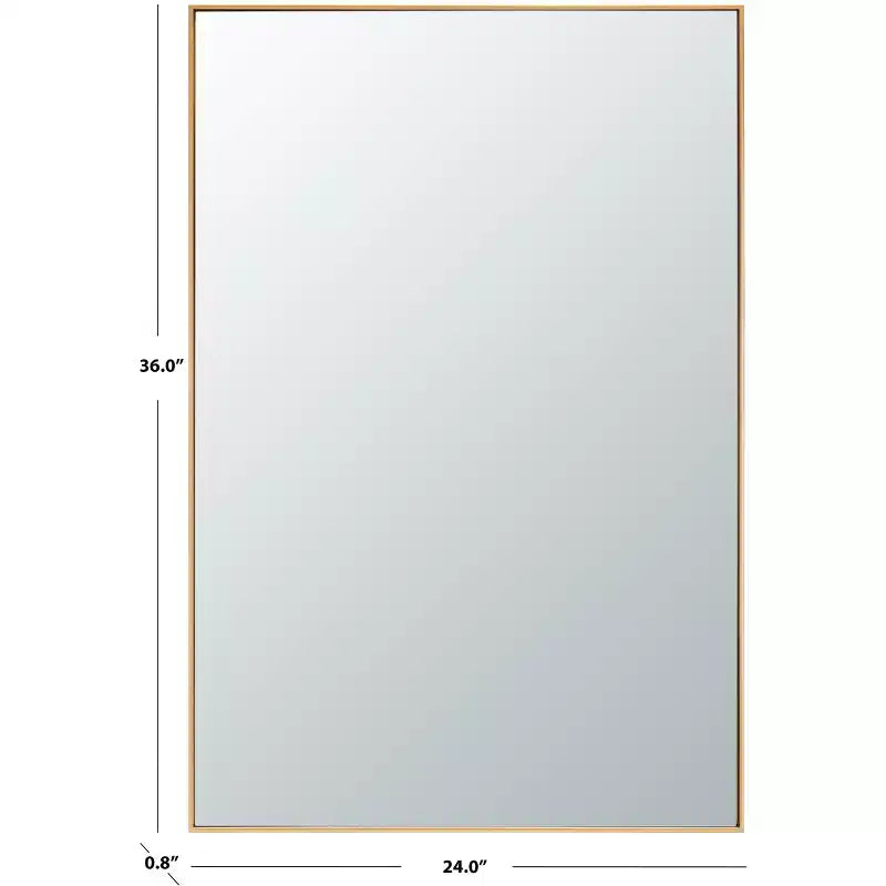 Specchio da Parete Decorativo 60x90 cm – Specchio Accento Classico per Soggiorno o Camera da Letto