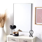 Specchio da Parete Decorativo 60x90 cm – Specchio Accento Classico per Soggiorno o Camera da Letto