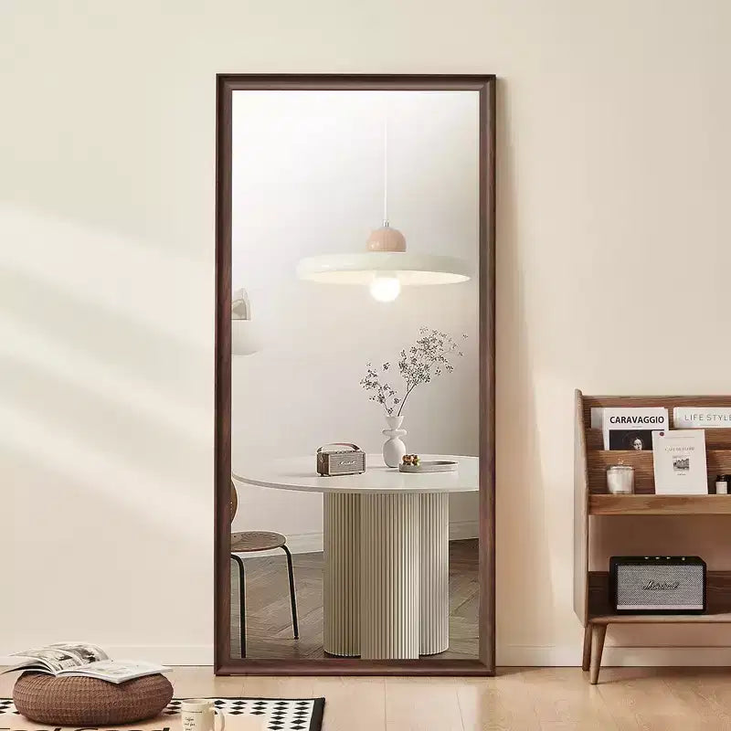 Specchio a figura intera da terra o da parete con cornice in legno – 81 x 178 cm