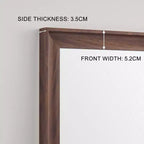 Specchio a figura intera da terra o da parete con cornice in legno – 81 x 178 cm