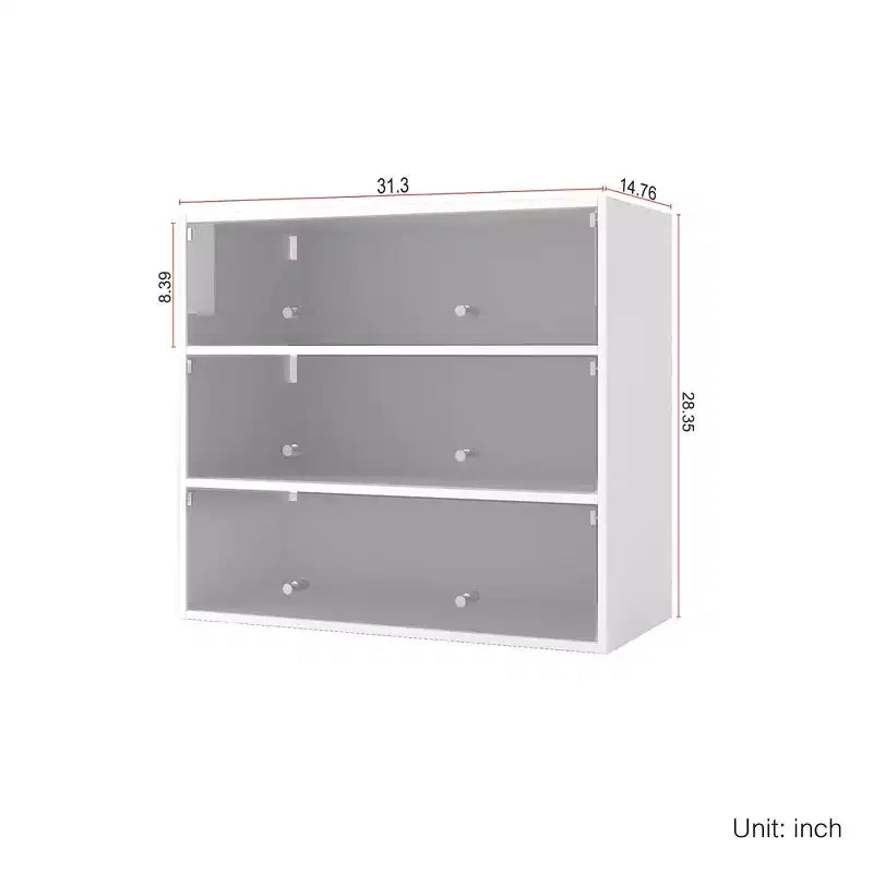 Scarpiera con 3 Ante a Vetro – Organizer Ingresso