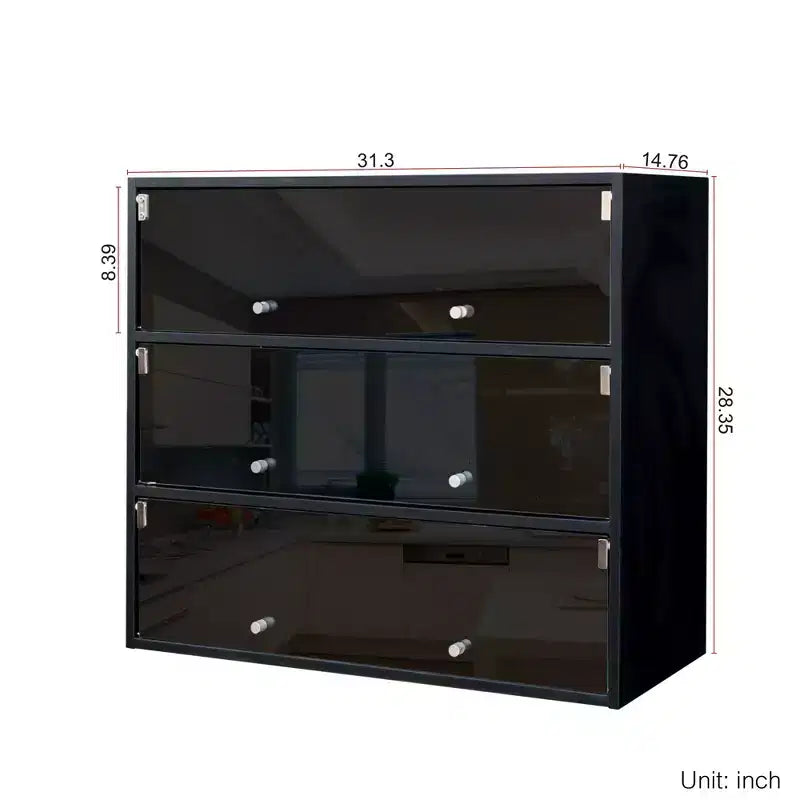 Scarpiera con 3 Ante a Vetro – Organizer Ingresso