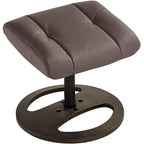 Poltrona reclinabile in similpelle color cioccolato – Poltrona classica confortevole