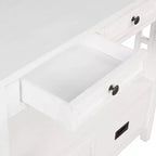 Consolle in legno stile rustico da 36" con 4 cassetti
