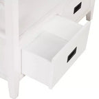 Consolle in legno stile rustico da 36" con 4 cassetti