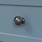 Console con 3 cassetti e credenza con ripiani – Blu