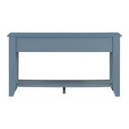 Console con 3 cassetti e credenza con ripiani – Blu