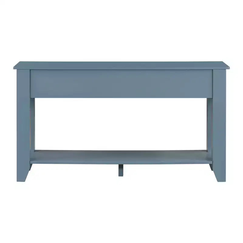 Console con 3 cassetti e credenza con ripiani – Blu