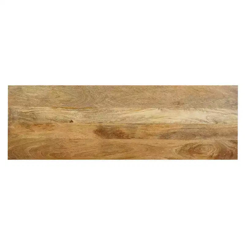Consolle rettangolare in legno di mango da 122 cm con ripiano
