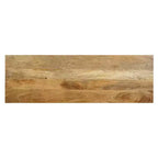 Consolle rettangolare in legno di mango da 122 cm con ripiano